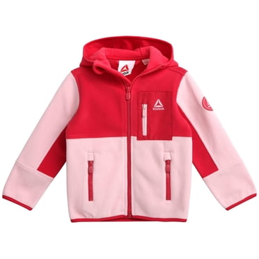 Reebok Lightweight Polar Fleece Jacket with Zippered Chest Pocket