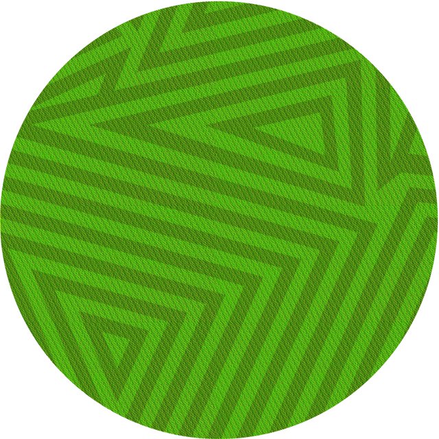 Ahgly Company Tapis d'Intérieur Lavable en Machine Carré Vert Lime, 3 Pieds Carré