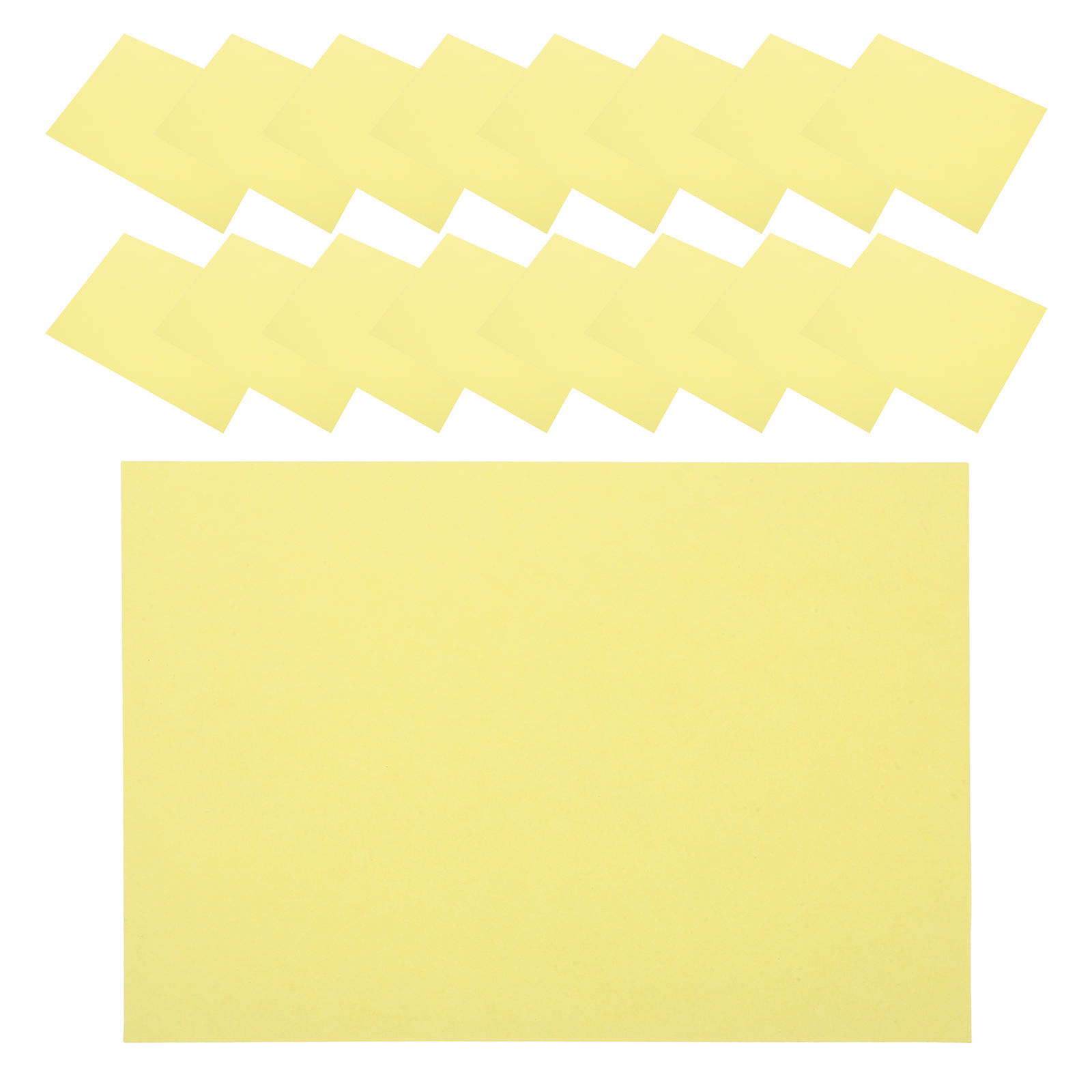 LOLIPPYY 200Pcs Light Yellow Office Copy Paper Smooth Writing Paper for Contracts and Printing
