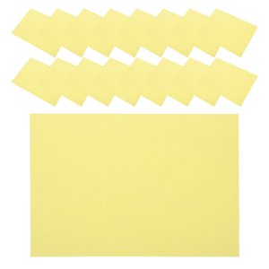 LOLIPPYY 200Pcs Papier de bureau clair jaune, papier d'écriture lisse pour les contrats et l'impression