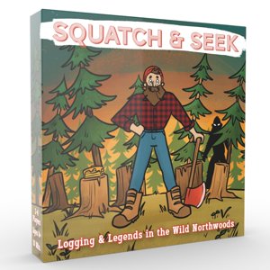 Prolific Games Squatch & Seek Lumberjack and Sasquatch Northwoods Card Game Fun Family Card Game for Adults Ages 8+ Perfect for Game Nights Card Games for Families