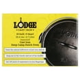 thumbnail image 4 of Lodge Logic Four Hollandais de Camp Profond en Fonte de 5 Pintes, 4 of 5