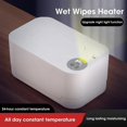 thumbnail image 3 of LED Display Wipe Warmer Heater Wet Towel Dispenser Portable USB Charge Wipe Warmer Napkin Heating Box Home/Car Use, 3 of 6