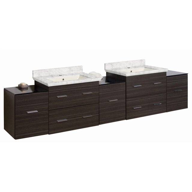 American Imaginations 88.5-in. W Vanity Set Grey AI-19077