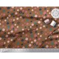 thumbnail image 2 of Soimoi Polyester Crepe Fabric Brush Stroke Abstract Print Fabric by The Yard 52 Inch Wide, 2 of 3