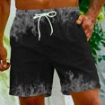 thumbnail image 1 of LSLJS Pantalon Court Décontracté à Imprimé Flamme pour Hommes, Cadeaux pour Hommes, 1 of 9