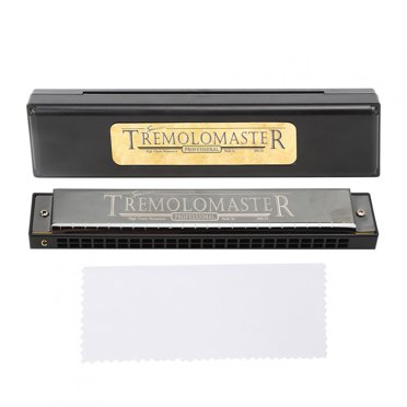 FLAMEEN Harmonica,Professional Mouthorgan Harmonica Diatonic Harp Children Gifts Polyphonic C Key 24‑Hole,Professional Mouthorgan