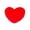 Red-145, variant on Plush Pillow 1Pcs 12.99x9.84" Faux Rabbit Fur Heart-Shaped Pillow Personalized Sofa Cushion Bedside Decorative Adorable Home Decor JASKFLY