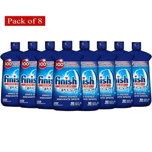 Finish Jet-Dry Rinse Aide, lave-vaisselle Agent de rinçage & Agent de séchage 8.45 oz (paquet de 8)