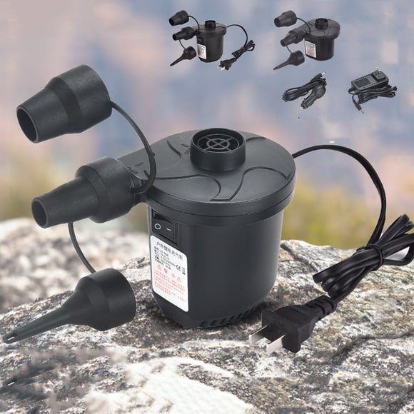 Portable Electric Air Pump for Inflatable Mattress, Pool Toys, and Storage Bags - Fast 5000Pa Rechargeable Pump with 3 Nozzles