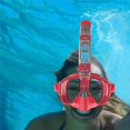 thumbnail image 2 of Snorkel Mask Foldable Diving Mask Set with Dry Top System and Camera Mount, Anti-Fog Professional Snorkeling Gear-B S, 2 of 5