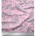 thumbnail image 1 of Soimoi Silk Fabric Leaves Decor Fabric Printed Yard 42 Inch Wide, 1 of 3