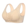 thumbnail image 1 of Birdeem Womens Comfortable Casual Large Size Fashion Bra without Steel Ring Front Buckle, 1 of 6