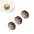 thumbnail image 4 of Cabinet Cup Pull, Drawer Pulls 3 Pcs Easy To Install Classical Pumpkin Design With Screw For Cupboards Silver,Gold, 4 of 8