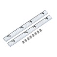 thumbnail image 1 of Unique Bargains Straight Line Connector, 3.9 Inch Joint Bracket w Screws for 2020 Series T Slot 6mm Aluminum Extrusion Profile, 2 Pcs, 1 of 4