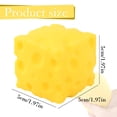 thumbnail image 3 of Easter Stress Ball Cheese Stress Soft Novelty Toy Simulation Cheeses Toy Birthday, 3 of 9