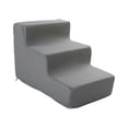 thumbnail image 2 of Dog Stairs Pet Steps Ramp Puppy Stairs Convenient Cat Stairs Dog Steps Removable L 3 Step Grey, 2 of 9