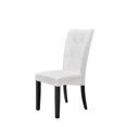 thumbnail image 1 of Chaises de salle à manger Aerys David en PU blanc (2 chaises par boîte), 1 of 3