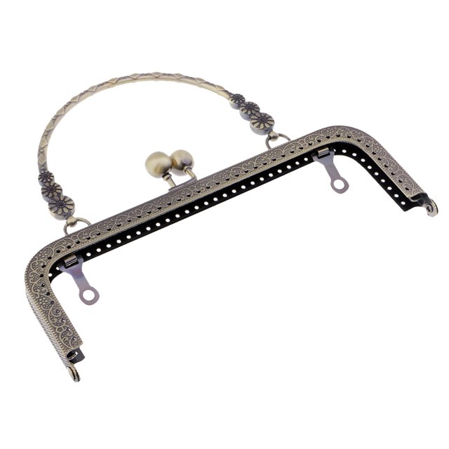 simhoa Purse Clasp Handle Sewing Clutch Bags Accessories Bronze