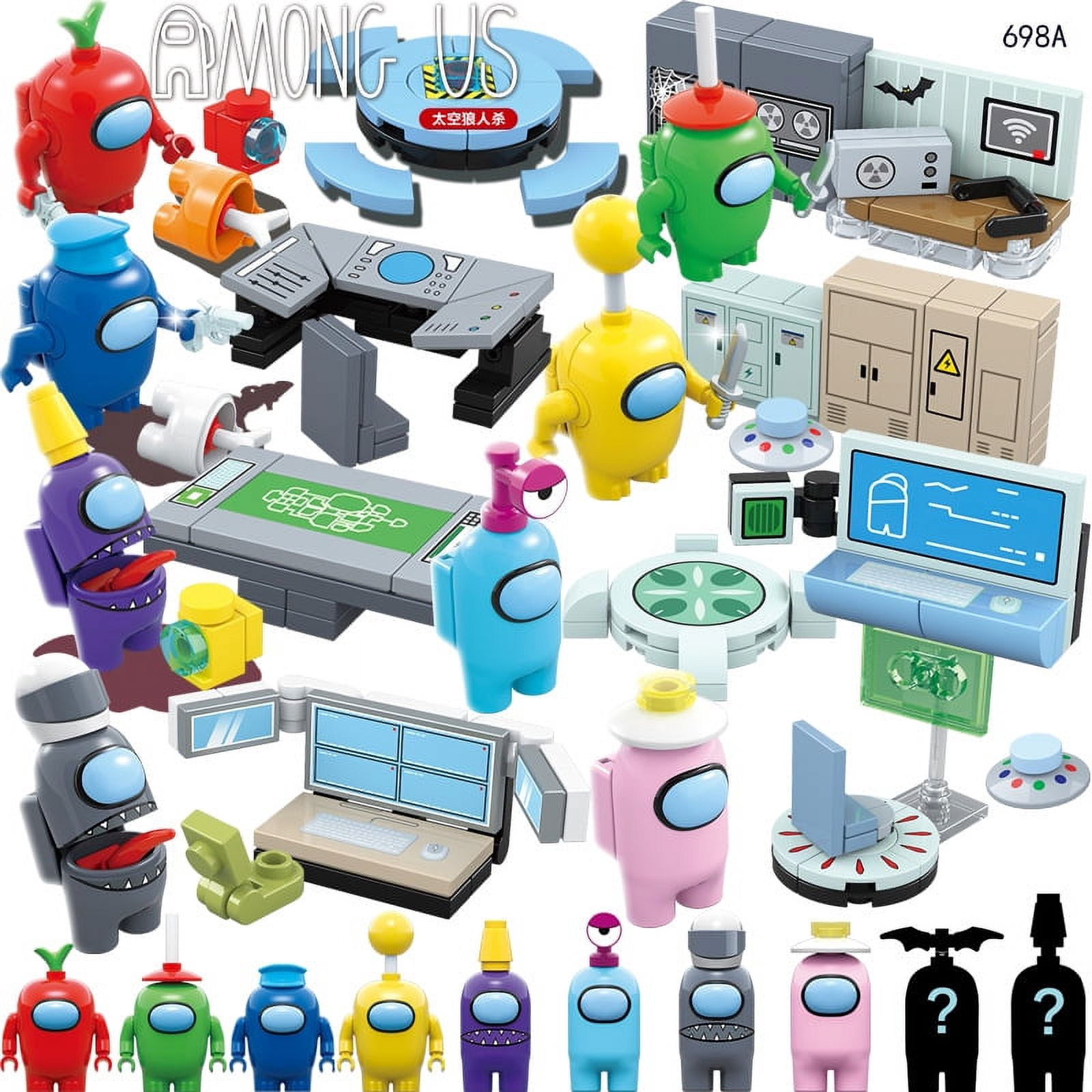 Hongchun Hot Space Kill Game Figures Building Blocks Toys The Best Gift for Kids（No Box）