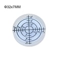 thumbnail image 3 of Spirit Level Bubble 32mm x 7mm Mini Round Bullseye Leveller Boat Caravan Tile, 3 of 10