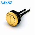 thumbnail image 1 of 38mm Golden Dual Flush Toilet Cistern Push Button,38mm Golden Round Shape Toilet Push Buttons, 1 of 6