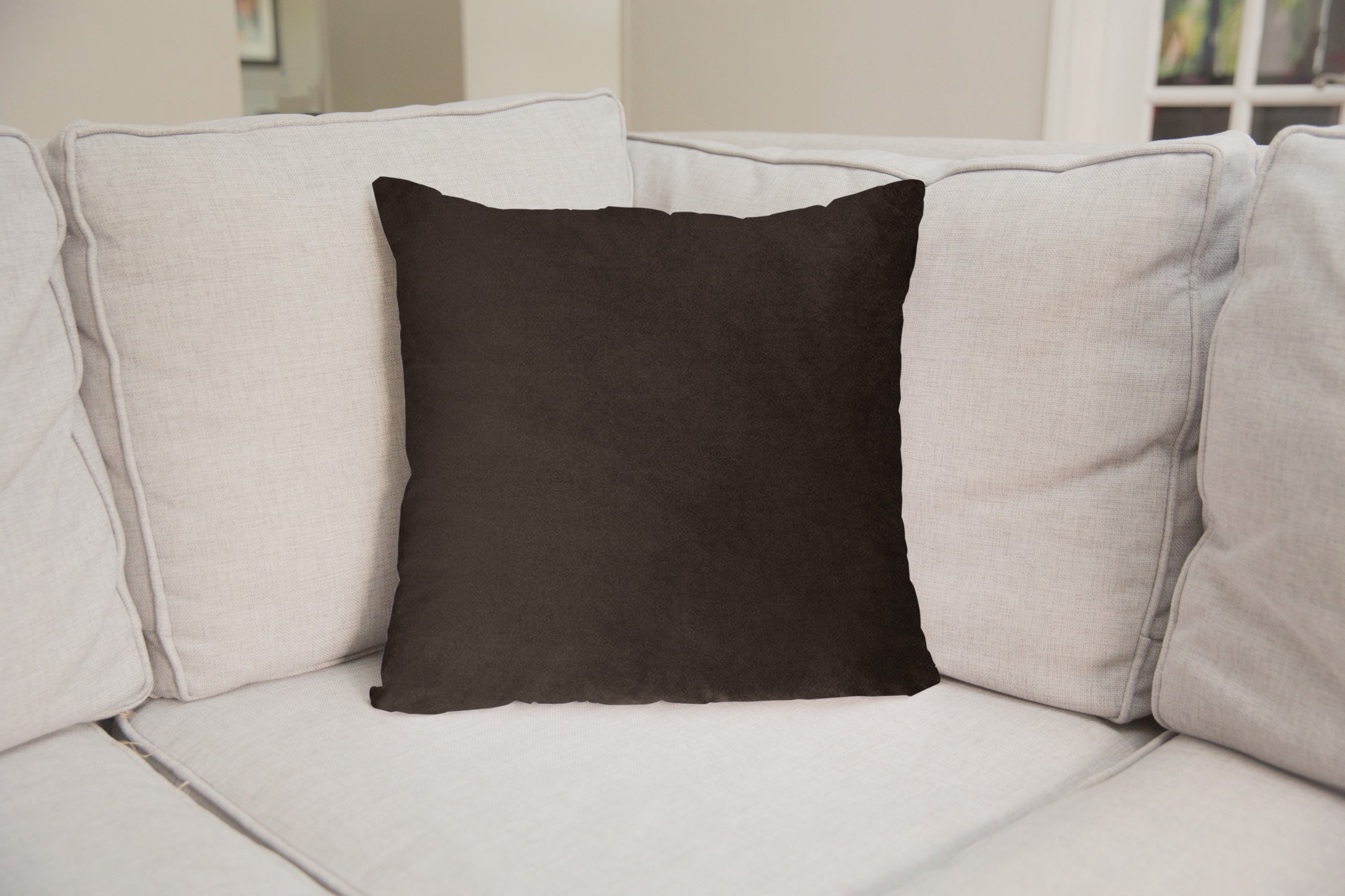 Mainstays MYOP Core Tasse Decorative Cushion, Solid Accent Pillow