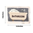thumbnail image 3 of TopLLC Bathroom Rugs, Home Summer Carpet Front Door Carpet Super Absorbent Quick Drying Rubber Backing Non-slip Floor Mat Washable Super Soft Bathtub Carpet Bathroom Carpet Bathroom Rugs, 3 of 7