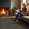thumbnail image 4 of Tapis à poil long de luxe hometrends en gris, 4 of 5