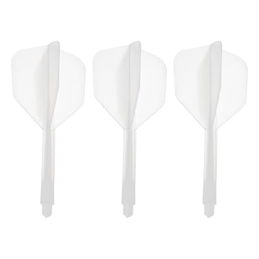 Unique Bargains Vols de Fléchettes Intégrés, Ensemble de 3 Fléchettes Durables, Transparent