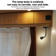 thumbnail image 3 of Lampe de Chevet de RV pour Lecture, Lampe de Chevet de RV à 3 Températures de Couleur à Intensité Réglable USB Type C pour Bateau Noir, Argent, 3 of 7