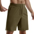 thumbnail image 1 of Men's 7 Inch Stretch Work Shorts - 4 Pockets Lightweight Polyester/Spandex - Casual/Beach - Zipper Fly, S-XXXL, 1 of 6