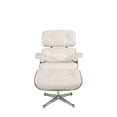 thumbnail image 2 of Plata Import Eames Chair White Lounge Ottoman, 2 of 3