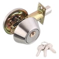 thumbnail image 2 of Serrures Bouton de Porte avec 3 Clés Poignée d'Intimité Chambre Salle de Bain Serrures de Poignée Acier Inoxydable Poli Ensemble de Boutons de Porte Intérieur Poignée de Porte Verrouillable, 2 of 7