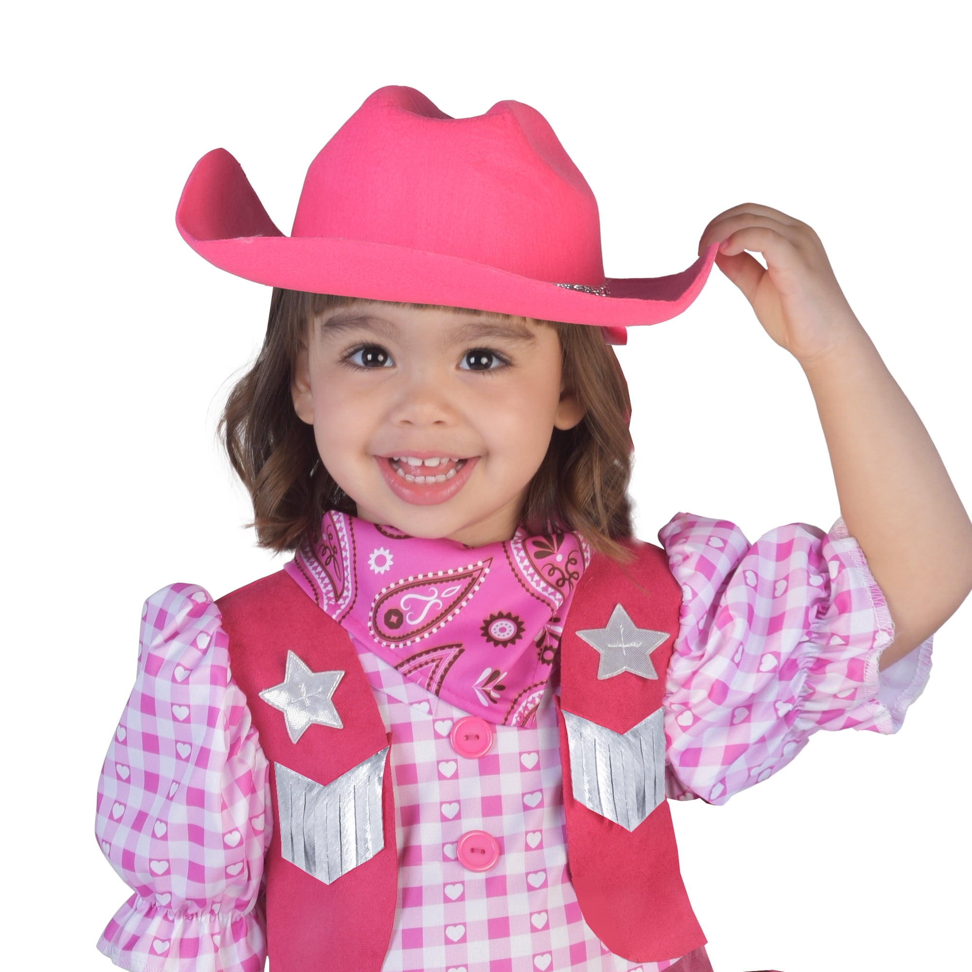 Costume d'Halloween pour enfant Petite Cow-girl Mignonne, Taille 3-4T
