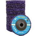thumbnail image 1 of Top-Tool 10-Pack 4 Inch Poly Strip Wheel - Rust and Paint Removal Disc for Angle Grinder (Purple, Silicon Carbide), 1 of 5