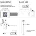 thumbnail image 4 of Label Maker Portable Thermal Label Printer Handheld Name Price Sticker Printer Pocket Size Bluetooth Wireless Connection with APP 1 Roll Thermal Paper Suitable for Home Office Supermarket Store, 4 of 8
