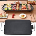thumbnail image 3 of Small Electric Griddle Nonstick Smokeless Multifunctional Stove Top Flat Grill for Indoor BBQ, 3 of 7