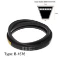 thumbnail image 2 of Unique Bargains B-1676 V-Belts Drive Belt, 1676mm Inner Girth, Rubber, for Power Transmission, 2 of 6