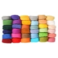 thumbnail image 2 of Hand Spun Fiber Roving DIY Craft Material Kit with Assorted Color Blends for Knitting Projects, 2 of 5