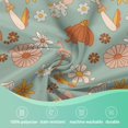 thumbnail image 2 of Mushrooms Round Tablecloth 60 inch,Groovy Hippie Flowers Circle Table Cloth Polyester Waterproof Stain Wrinkle Free Table Cover for Home Kitchen Dining Party Pinic Patio Outdoor Decor, 2 of 6