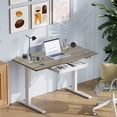 thumbnail image 2 of LJ Bureau d'Ordinateur Électrique à Hauteur Réglable Assis-Debout de 47 Po - Érable, 2 of 5