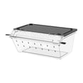 thumbnail image 4 of Almencla Reptile Breeding Box Breathable Carrier Clear for Chameleons Geckos Silkworm black, 4 of 8