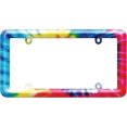 thumbnail image 1 of Cruiser Accessories Bold Graphics Tie Dye License Plate Frame, 1 of 3