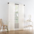 thumbnail image 3 of MAINSTAYS Marjorie Solid Voile Curtain Panel, 3 of 8