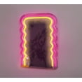 thumbnail image 2 of Merkury Innovations USB-Powered 13" Multicolor LED Wavy Neon Mirror, 2 of 5