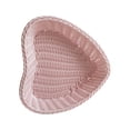 thumbnail image 2 of EGNMCR Heart Shaped Remote Control Wedding Candy Box Plastic Basket Jewellery Desktop Storage Basket Rattan Storage Basket Woven Woven Basket Desktop Storage Basket, 2 of 7