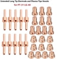thumbnail image 4 of 10 Pcs Embouts Prolongés pour Électrode et Découpeuse Plasma pour PT31 LG40 40A, 4 of 7