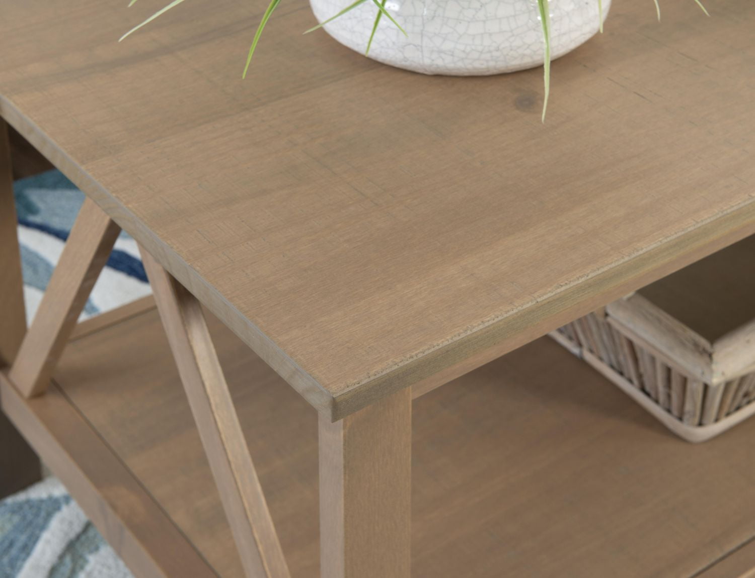 Edgewood Rustic Grey Coffee Table