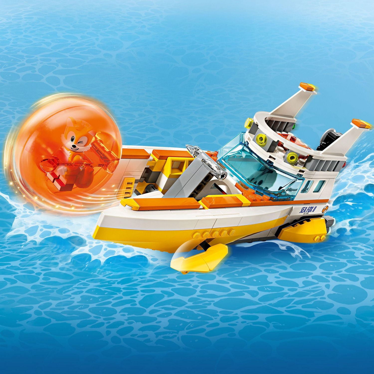 LEGO Sonic Le bateau d’aventure de Tails 76997 Ensemble de construction (393 pièces)